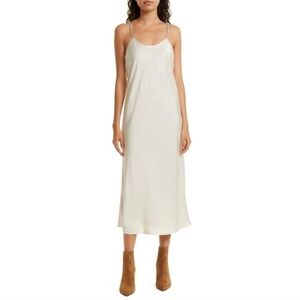 Elegant Cream Slip Dress